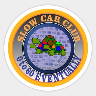 SlowCarClub Sticker